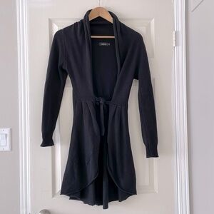 Lilibleu Black Tie Waist Sweater Size Small